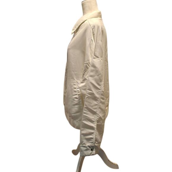 White Reflective Windbreaker by Landlord NY sz M - Picture 6 of 9